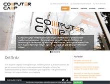 Tablet Screenshot of computercamp.dk